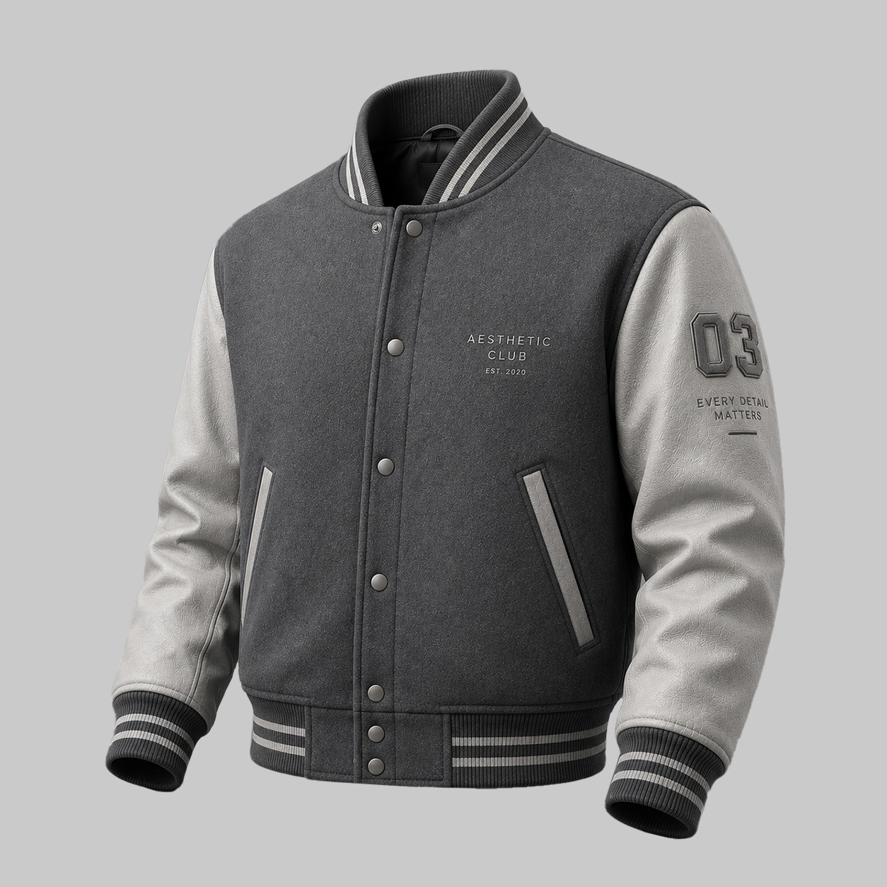 Minimal Aesthetic Varsity Jacket Manufacturer