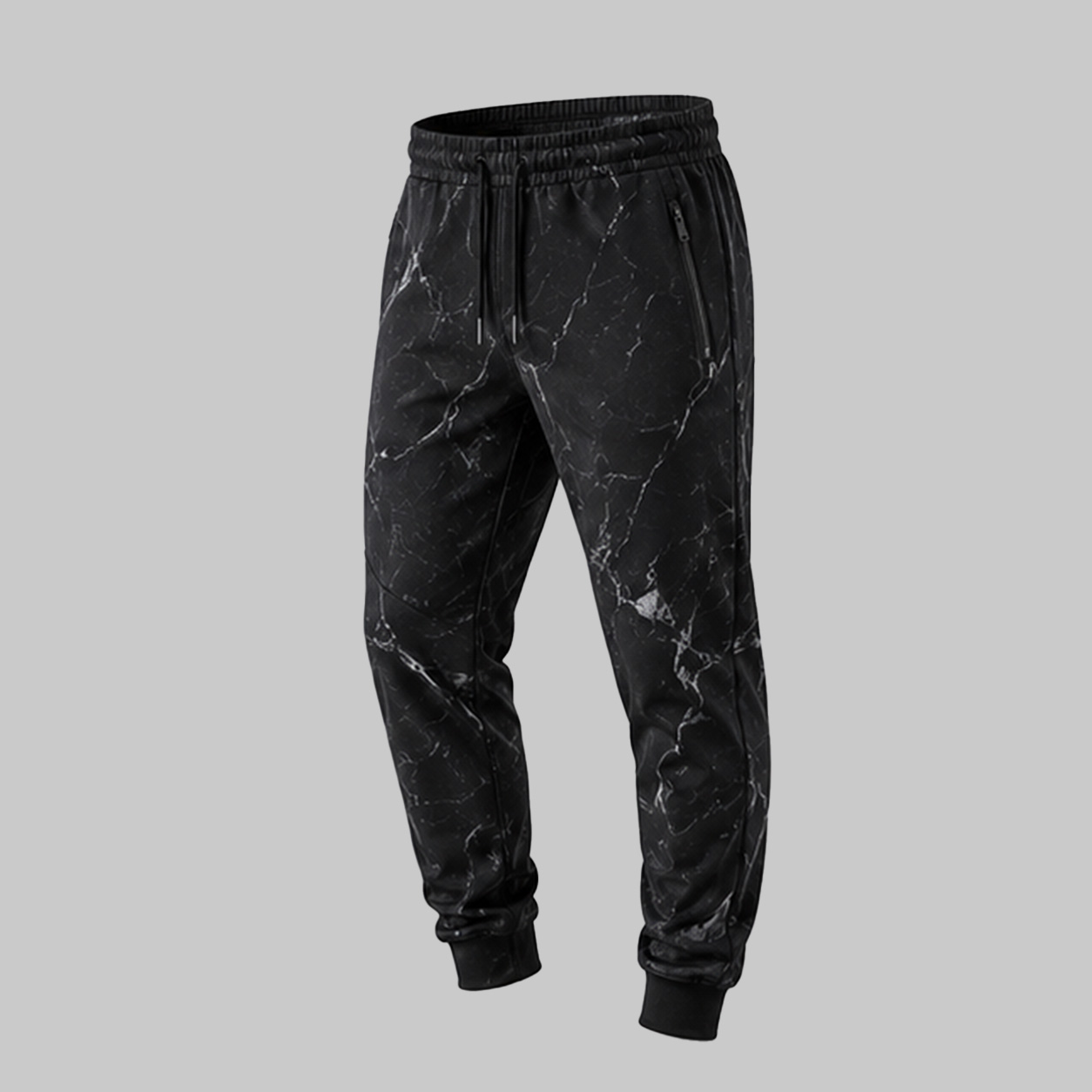 Marble Print Joggers Manufacturer