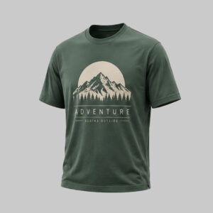Adventure Landscape Graphic Custom Printed T-Shirt