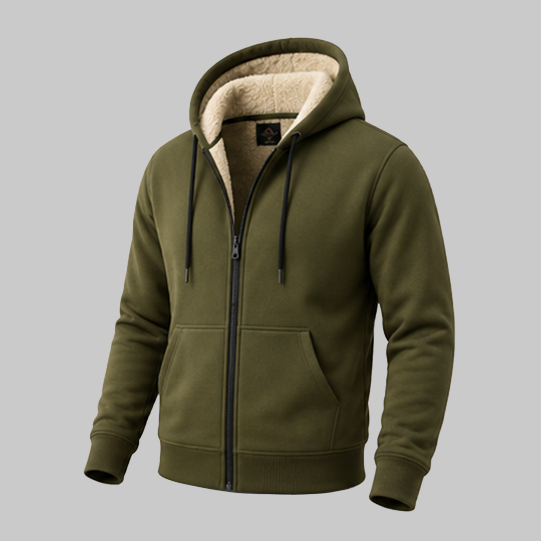 Classic Sherpa-Lined Zip Hoodie Manufacturer