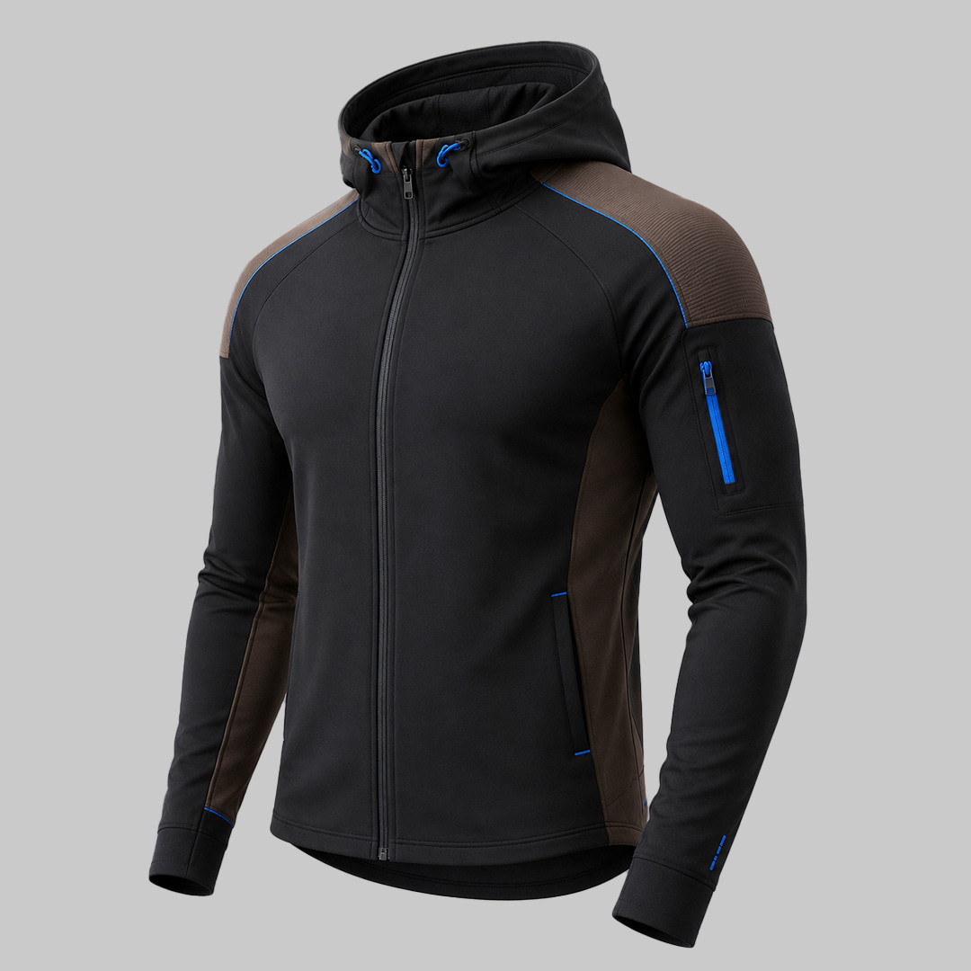 Dynamic Shoulder Panels Gym Hoodie Manufacturer