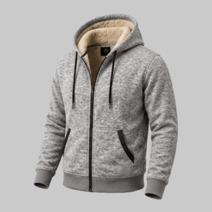 Heather Sherpa Zip Hoodie Manufacturer