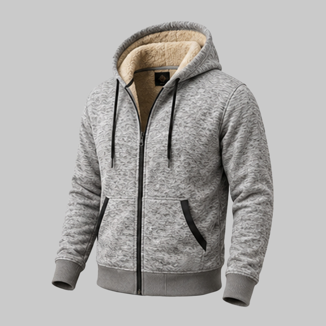 Heather Sherpa Zip Hoodie Manufacturer
