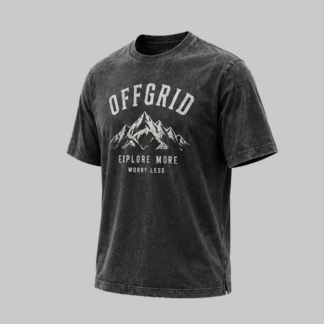 Vintage Mountain Graphic Custom Printed T-Shirt Manufacturer
